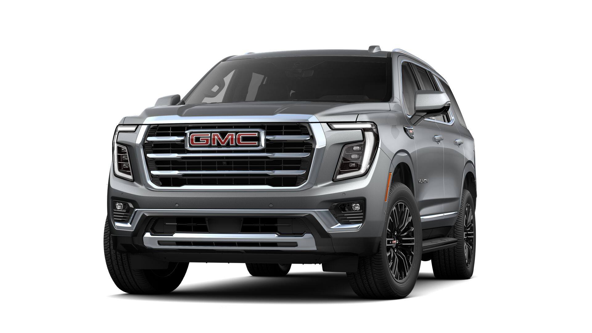 2026 GMC Yukon Elevation in Sterling Metallic — front three-quarter view