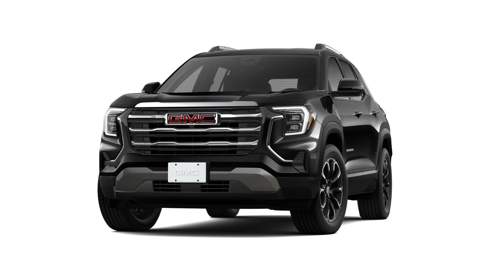2026 GMC Terrain Elevation in Ebony Twilight Metallic — front three-quarter view